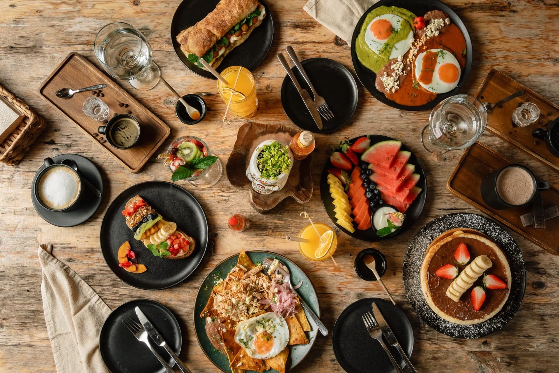 Breakfast menu